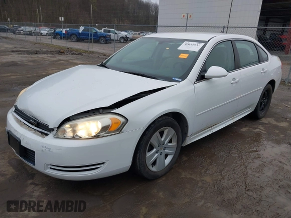 2011 Chevrolet Impala LS Retail with VIN 2G1WA5EK4B1104957, listed as a IAAI auction lot 42012637 with 160,286 mi miles and . Bid and sale history available at DreamBid. Image 2.