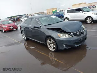 2011 Lexus IS 250 with VIN JTHBF5C29B5135208, listed as a IAAI auction lot 42073769 with 82,618 mi miles. Bid and sale history available at carsss.com. Image 1.