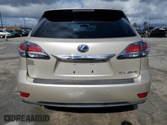 2013 Lexus RX 450h with VIN JTJBC1BA2D2062597, listed as a Copart auction lot 45168905 with 181,243 mi miles and Salvage title. Bid and sale history available at DreamBid. Image 6.