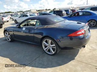 2010 Jaguar XK with VIN SAJWA4GB5ALB36425, listed as a Copart auction lot 74035264 with 0 mi miles and Salvage Title. Bid and sale history available at carsss.com. Image 2.