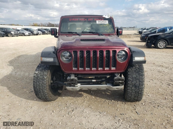 2021 Jeep Gladiator Mojave with VIN 1C6JJTEG5ML567664, listed as a Copart auction lot 84534554 with 51,236 mi miles and Salvage Title. Bid and sale history available at carsss.com. Image 5.
