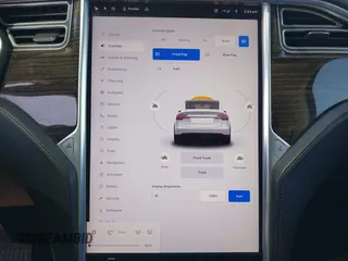 2016 Tesla Model X P90D with VIN 5YJXCAE49GF001067, listed as a IAAI auction lot 41980455 with 94,746 mi miles. Bid and sale history available at carsss.com. Image 18.