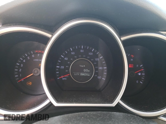 2014 Kia Optima LX with VIN 5XXGM4A79EG289052, listed as a Copart auction lot 54314545 with 208,620 mi miles and Salvage Title. Bid and sale history available at carsss.com. Image 9.