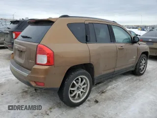 2011 Jeep Compass Limited with VIN 1J4NF5FB9BD197654, listed as a Copart auction lot 46366425 with 213,761 mi miles and Salvage Title. Bid and sale history available at carsss.com. Image 3.