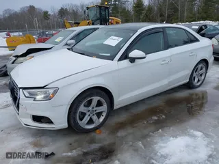 2018 Audi A3 Sedan Premium with VIN WAUB8GFF5J1091118, listed as a IAAI auction lot 41640374 with NaN miles. Bid and sale history available at carsss.com. Image 19.