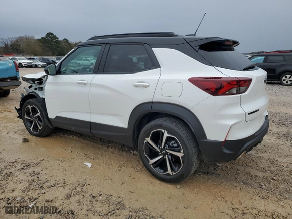 2023 Chevrolet TrailBlazer RS with VIN KL79MTSL6PB177944, listed as a Copart auction lot 43257665 with 7,717 mi miles and Salvage Title. Bid and sale history available at carsss.com. Image 2.