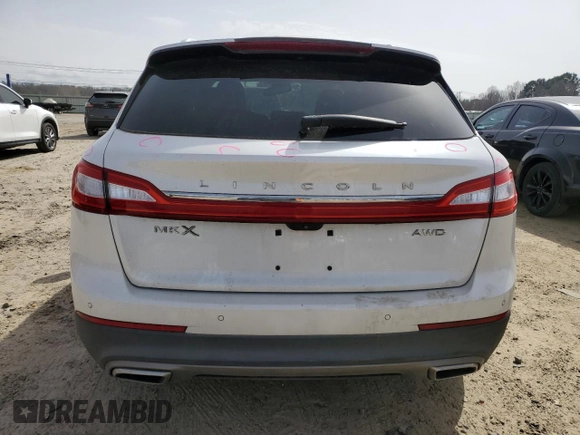 2016 Lincoln MKX Reserve with VIN 2LMTJ8LRXGBL57343, listed as a Copart auction lot 47958615 with 165,745 mi miles and Clean Title. Bid and sale history available at DreamBid. Image 6.
