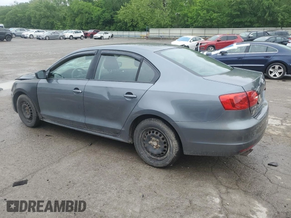 2013 Volkswagen Jetta S with VIN 3VW2K7AJ4DM318853, listed as a Copart auction lot 57597955 with 165,023 mi miles and Salvage title. Bid and sale history available at DreamBid. Image 2.