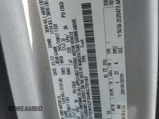 2017 Ford F-150 XL с VIN 1FTEW1CFXHKC75157, выставлен на аукционе Copart как лот 57405355 с пробегом 265 634 миль миль и Чистый • Clean title. История ставок и продаж доступна на DreamBid. Изображение 12.