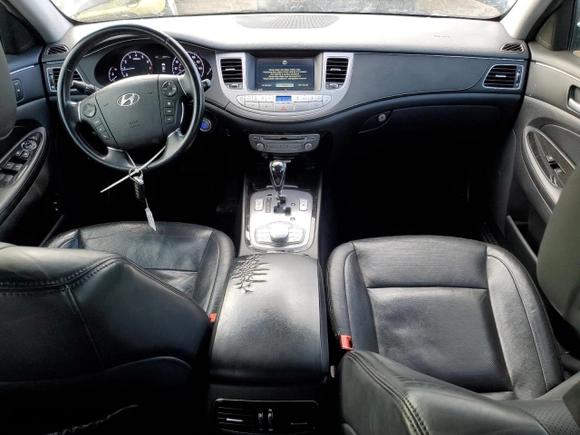 2013 Hyundai Genesis 5.0L R-Spec with VIN KMHGC4DH9DU253020, listed as a Copart auction lot 87955505 with 87,771 mi miles and Salvage Title. Bid and sale history available at carsss.com. Image 8.