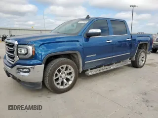 2018 GMC Sierra 1500 SLT with VIN 3GTP1NEC7JG414076, listed as a Copart auction lot 61814425 with 83,487 mi miles and Salvage title. Bid and sale history available at DreamBid. Image 1.