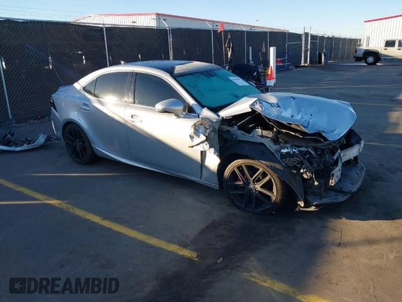 2015 Lexus IS 250 with VIN JTHBF1D20F5062355, listed as a IAAI auction lot 38318601 with 188,285 mi miles. Bid and sale history available at carsss.com. Image 1.