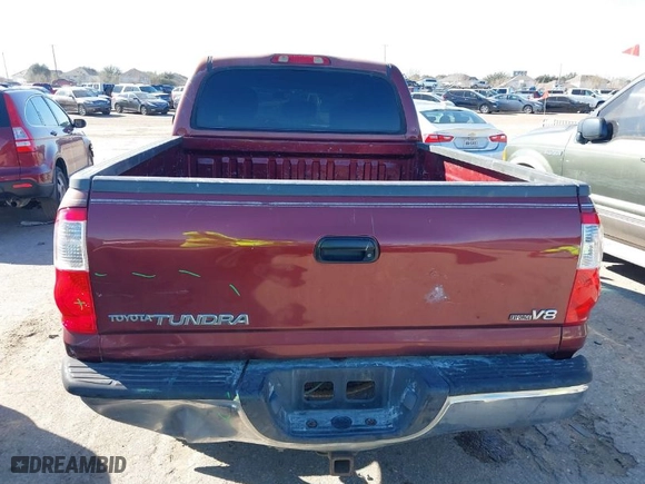 2005 Toyota Tundra SR5 with VIN 5TBET34115S482461, listed as a IAAI auction lot 41406575 with 202,476 mi miles. Bid and sale history available at carsss.com. Image 16.
