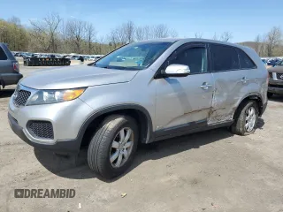 2013 Kia Sorento LX with VIN 5XYKTDA64DG350077, listed as a Copart auction lot 54119105 with 120,349 mi miles and Salvage Title. Bid and sale history available at carsss.com. Image 1.