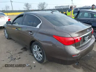 2017 Infiniti Q50 Premium with VIN JN1EV7AP3HM737017, listed as a IAAI auction lot 41473423 with 75,902 mi miles and . Bid and sale history available at DreamBid. Image 3.