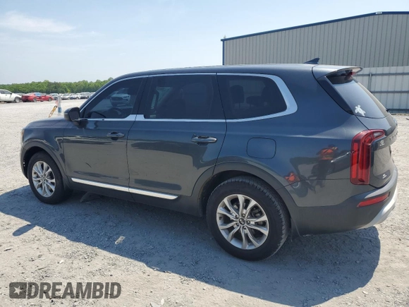2020 Kia Telluride LX with VIN 5XYP24HC5LG025442, listed as a Copart auction lot 54984965 with 124,690 mi miles and Clean Title. Bid and sale history available at carsss.com. Image 2.