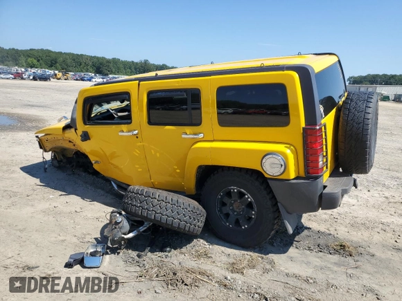 2006 Hummer H3 with VIN 5GTDN136968134789, listed as a Copart auction lot 72100094 with 184,161 mi miles and Salvage Title. Bid and sale history available at carsss.com. Image 2.