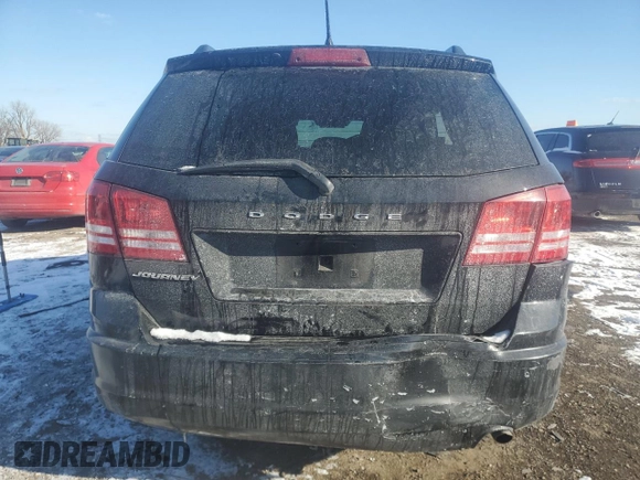 2018 Dodge Journey SE with VIN 3C4PDCAB2JT275877, listed as a Copart auction lot 89379655 with 141,684 mi miles and Salvage Title. Bid and sale history available at carsss.com. Image 6.