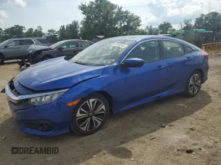 2018 Honda Civic EX-T z VIN JHMFC1F33JX023658, wystawiony jako Copart lot #63144145 z przebiegiem 57 168 mil mil oraz Szkoda całkowita • Salvage title. Historia ofert i sprzedaży dostępna na DreamBid. Obrazek 1.