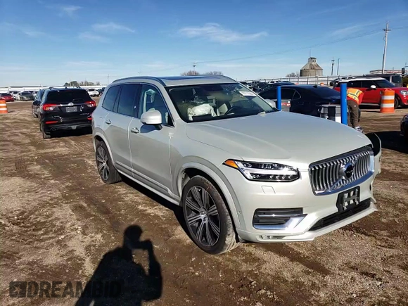 2021 Volvo XC90 Inscription with VIN YV4A22PL5M1708753, listed as a Copart auction lot 80715284 with 15,191 mi miles and Salvage Title. Bid and sale history available at carsss.com. Image 12.