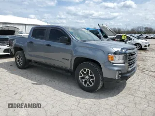 2021 GMC Canyon 4WD AT4 w/Cloth with VIN 1GTG6FEN9M1121579, listed as a Copart auction lot 45807625 with 0 mi miles and Salvage Title. Bid and sale history available at carsss.com. Image 4.