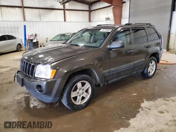 2005 Jeep Grand Cherokee Laredo with VIN 1J4GR48K85C722110, listed as a Copart auction lot 54735605 with 199,609 mi miles and Clean title. Bid and sale history available at DreamBid. Image 1.