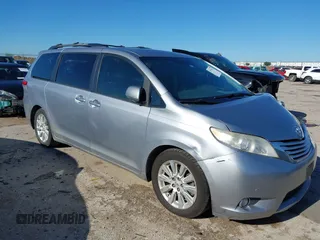 2011 Toyota Sienna XLE AAS with VIN 5TDYK3DC0BS056197, listed as a IAAI auction lot 41771073 with 195,022 mi miles and . Bid and sale history available at DreamBid. Image 1.
