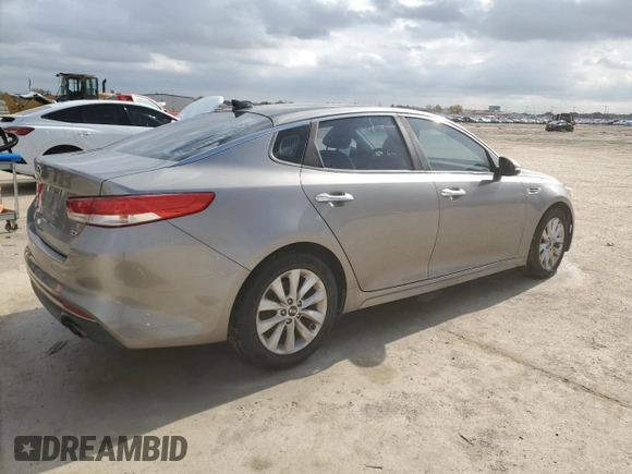 2016 Kia Optima EX with VIN 5XXGU4L34GG068925, listed as a Copart auction lot 84933684 with 108,314 mi miles and Salvage Title. Bid and sale history available at carsss.com. Image 3.