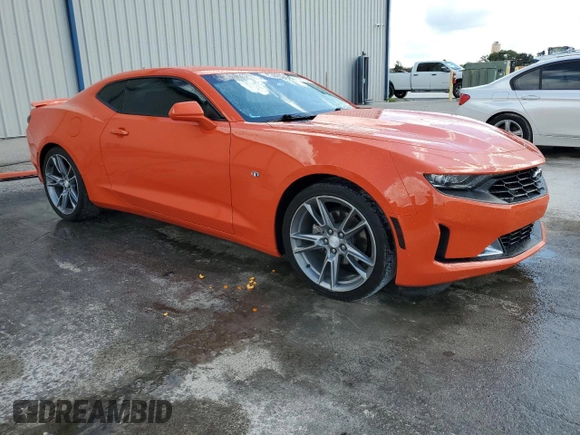 2019 Chevrolet Camaro 2LT with VIN 1G1FD1RX5K0111823, listed as a Copart auction lot 73771734 with 43,840 mi miles and Salvage Title. Bid and sale history available at carsss.com. Image 4.