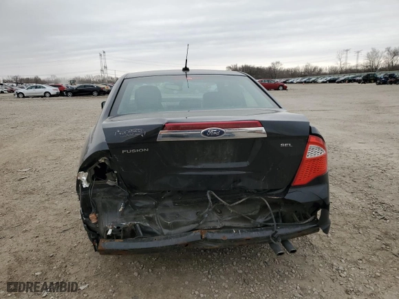 2012 Ford Fusion SEL with VIN 3FAHP0JA9CR223671, listed as a Copart auction lot 49844995 with 154,358 mi miles and Salvage Title. Bid and sale history available at carsss.com. Image 6.