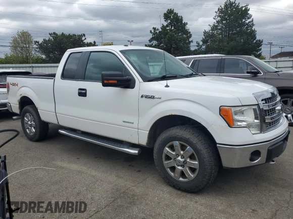 2013 Ford F-150 XL with VIN 1FTFX1ET4DFD31973, listed as a Copart auction lot 53285255 with 201,594 mi miles and Clean title. Bid and sale history available at DreamBid. Image 4.
