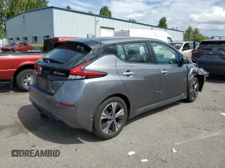 2021 Nissan LEAF SV with VIN 1N4AZ1CV0MC553409, listed as a Copart auction lot 68098454 with 23,080 mi miles and Salvage title. Bid and sale history available at DreamBid. Image 3.