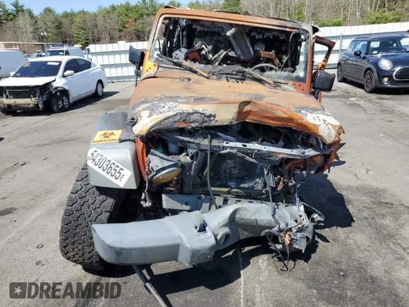 2011 Jeep Wrangler Sport with VIN 1J4AA2D15BL553237, listed as a Copart auction lot 54303655 with Not Provided miles and Salvage Title. Bid and sale history available at carsss.com. Image 5.