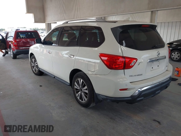 2019 Nissan Pathfinder SV z VIN 5N1DR2MN5KC627198, wystawiony jako IAAI lot #42209161 z przebiegiem 62 801 mil mil oraz . Historia ofert i sprzedaży dostępna na DreamBid. Obrazek 3.