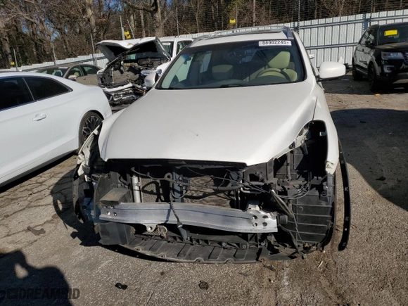 2012 Infiniti EX35 Journey with VIN JN1AJ0HR9CM453652, listed as a Copart auction lot 88902245 with 103,053 mi miles and Salvage Title. Bid and sale history available at carsss.com. Image 5.