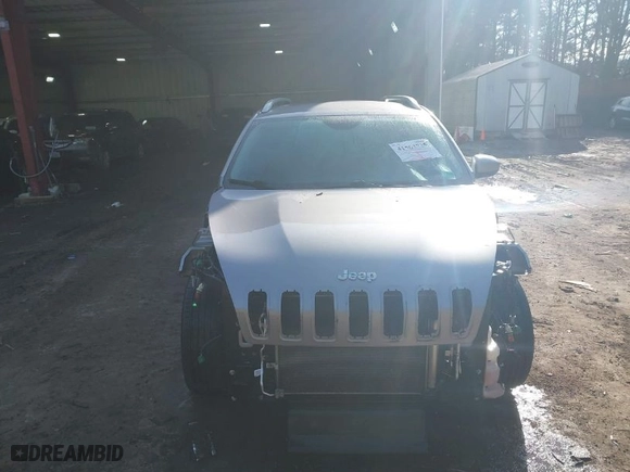 2017 Jeep Cherokee Latitude with VIN 1C4PJLCS3HW613636, listed as a IAAI auction lot 41564725 with 106,469 mi miles. Bid and sale history available at carsss.com. Image 12.