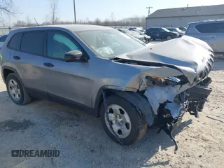 2016 Jeep Cherokee Sport with VIN 1C4PJMAB6GW294157, listed as a IAAI auction lot 41786025 with 181,437 mi miles. Bid and sale history available at carsss.com. Image 1.