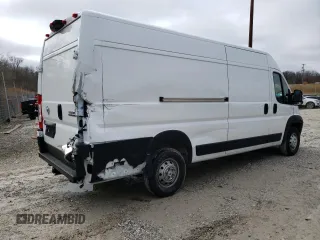 2023 Ram ProMaster Cargo with VIN 3C6MRVJG6PE506893, listed as a Copart auction lot 43593904 with 15,978 mi miles and Salvage Title. Bid and sale history available at DreamBid. Image 3.