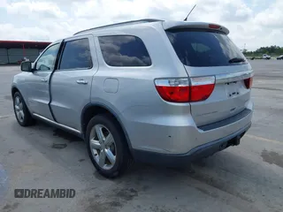 2013 Dodge Durango Citadel with VIN 1C4RDHEG0DC571833, listed as a IAAI auction lot 42736033 with 110,808 mi miles and . Bid and sale history available at DreamBid. Image 3.