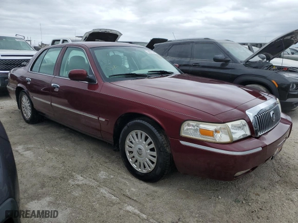 2007 Mercury Grand Marquis LS with VIN 2MEFM75V97X632663, listed as a Copart auction lot 73807104 with 82,217 mi miles and Non Repairable. Bid and sale history available at carsss.com. Image 4.