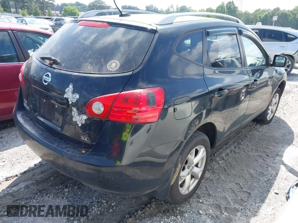 2009 Nissan Rogue SL with VIN JN8AS58TX9W327689, listed as a IAAI auction lot 42111690 with 203,132 mi miles and . Bid and sale history available at DreamBid. Image 4.