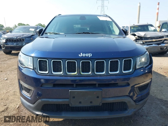 2018 Jeep Compass Sport with VIN 3C4NJDAB8JT143518, listed as a IAAI auction lot 42465162 with 183,632 mi miles and . Bid and sale history available at DreamBid. Image 12.