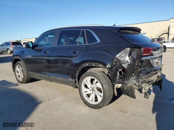 2020 Volkswagen Atlas Cross Sport 3.6L V6 SEL with VIN 1V2EE2CA2LC229532, listed as a Copart auction lot 87863795 with 88,561 mi miles and Salvage Title. Bid and sale history available at carsss.com. Image 2.