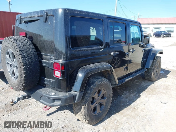 2017 Jeep Wrangler Unlimited Rubicon Recon с VIN 1C4HJWFG0HL737779, выставлен на аукционе IAAI как лот 41396395 с пробегом 125 845 миль миль и . История ставок и продаж доступна на DreamBid. Изображение 4.