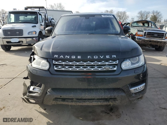2016 Land Rover Range Rover Sport V6 HSE with VIN SALWR2VF1GA648985, listed as a Copart auction lot 46549575 with 128,624 mi miles and Salvage Title. Bid and sale history available at carsss.com. Image 5.