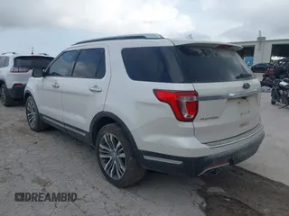 2018 Ford Explorer Platinum with VIN 1FM5K8HT7JGB88159, listed as a IAAI auction lot 42572735 with 133,718 mi miles and . Bid and sale history available at DreamBid. Image 3.