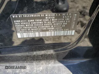 2013 Volkswagen Jetta SE с VIN 3VWDP7AJ3DM355421, выставлен на аукционе Copart как лот 63753015 с пробегом 203 322 миль миль и Списание • Salvage title. История ставок и продаж доступна на DreamBid. Изображение 12.