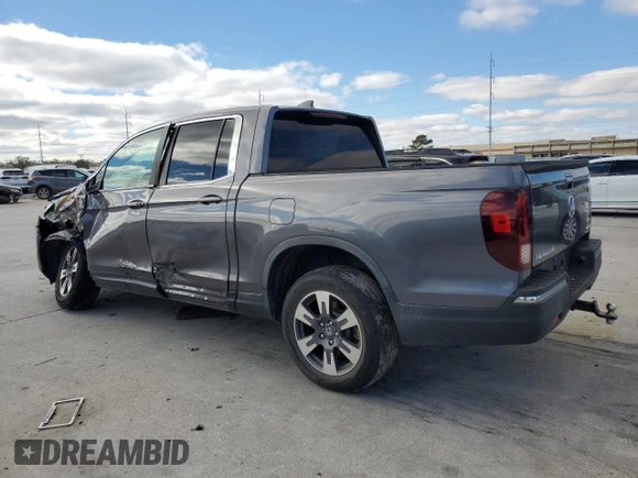 2018 Honda Ridgeline RTL-T z VIN 5FPYK3F68JB012305, wystawiony jako Copart lot #87284814 z przebiegiem 48 830 mil mil oraz Szkody całkowita. Historia ofert i sprzedaży dostępna na DreamBid. Obrazek 2.