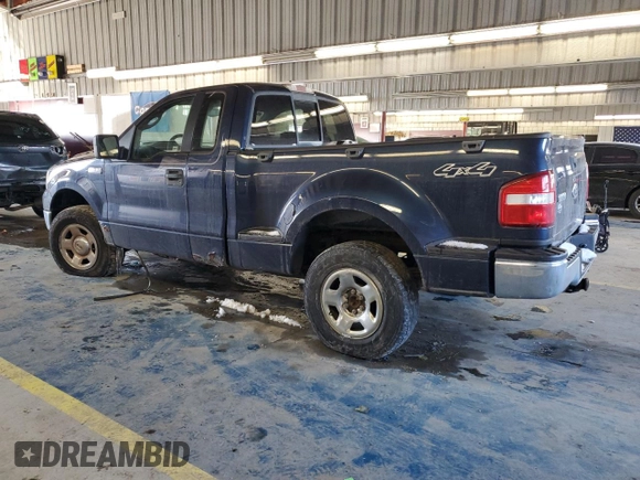 2005 Ford F-150 STX with VIN 1FTRF04W25KD20582, listed as a Copart auction lot 45002035 with 141,815 mi miles and Clean title. Bid and sale history available at DreamBid. Image 2.