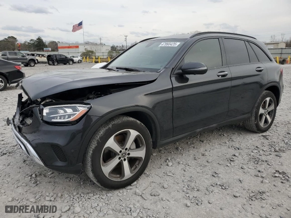 2020 Mercedes-Benz GLC with VIN WDC0G8DB4LF702372, listed as a Copart auction lot 47998425 with 38,247 mi miles and Salvage Title. Bid and sale history available at carsss.com. Image 1.